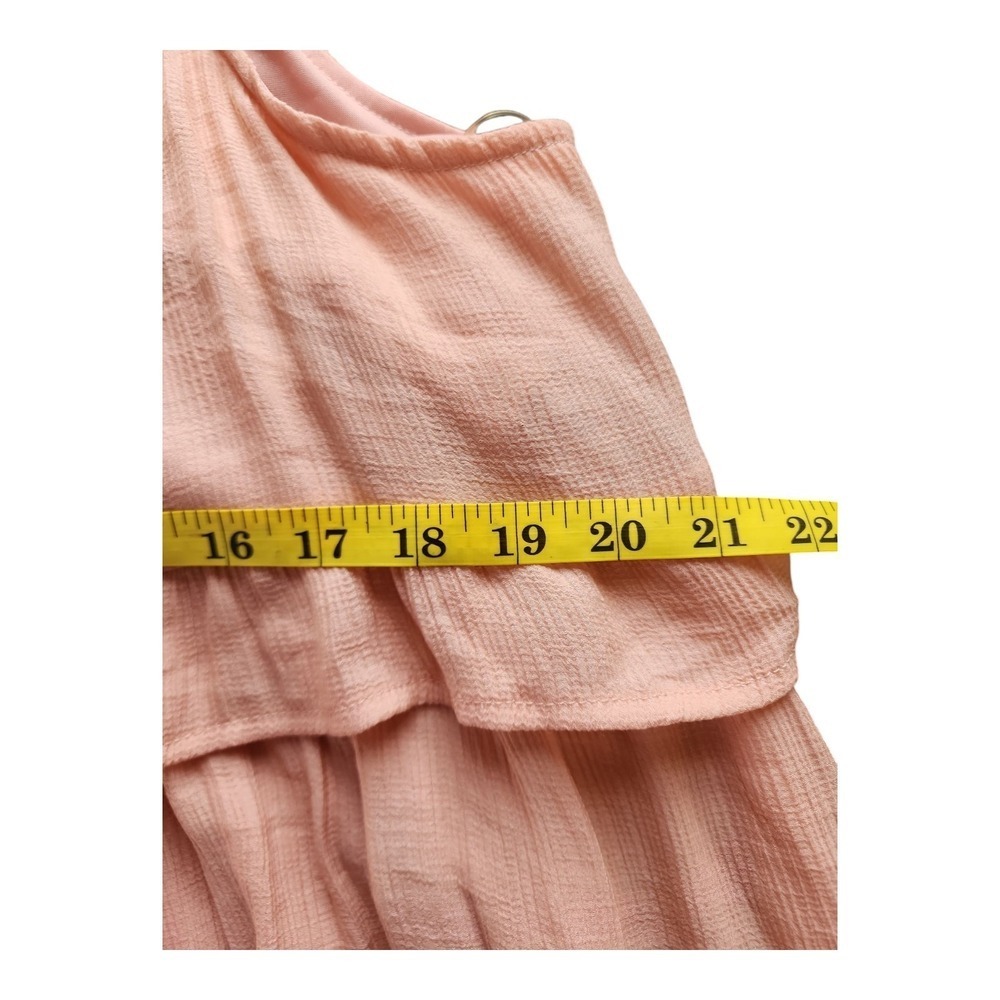 Entro NWT Blush Ruffle Halter Maxi Dress Boho M - Picture 13 of 16